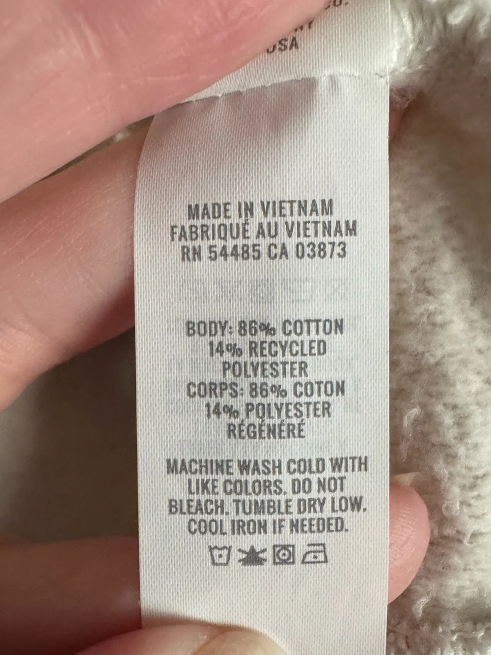 Aerie Cream Floral Print Crew Neck Sweatshirt - Picture 5 of 5